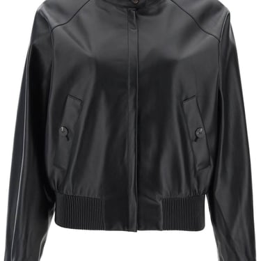 Ferragamo Harrington Leather Jacket In Women