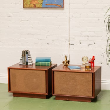 Vintage Speaker Nightstands