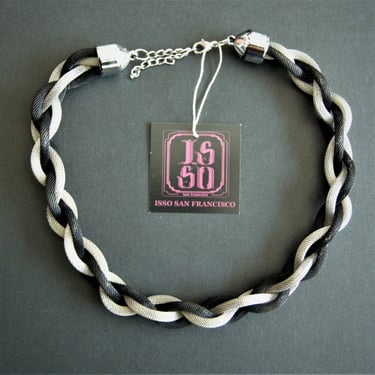 Twisted Chain Mesh Tube Necklace