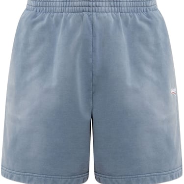 Balenciaga Men Political Campaign Cotton Shorts