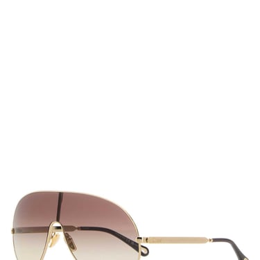 Chloe Women Gold Metal Aly Sunglasses