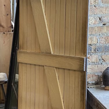 Narrow Wood Barn Door