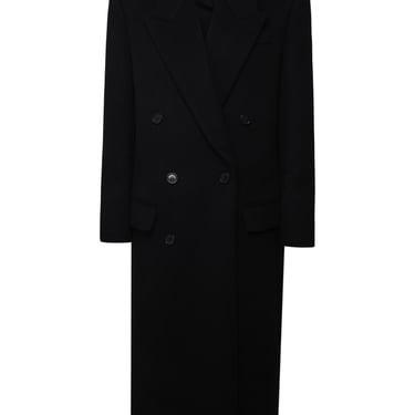 Saint Laurent Woman Saint Laurent Black Wool Coat