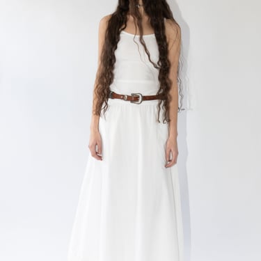 Pheobes Eyelet Skirt in Soft White