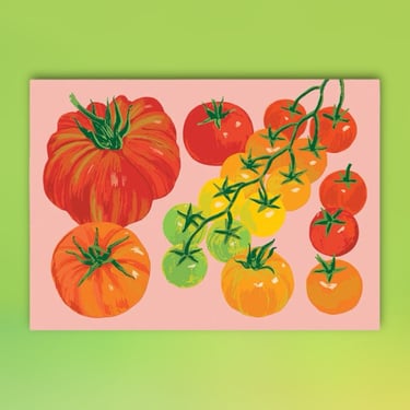 Heirloom Tomatoes Note Card