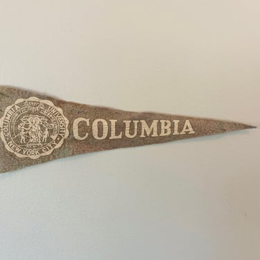 Vintage Columbia University NYC Mini Pennant 