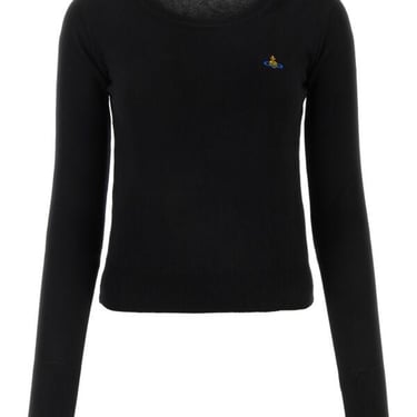 Vivienne Westwood Women Black Cotton Blend Bea Sweater