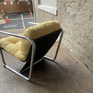 MCM Chrome Lounge Chair