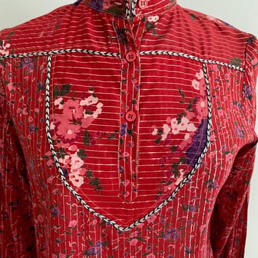 Panache Indian long sleeve blouse-size S 