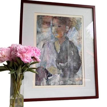 Watercolor Painting Portrait of a Woman - WA Local Artist 