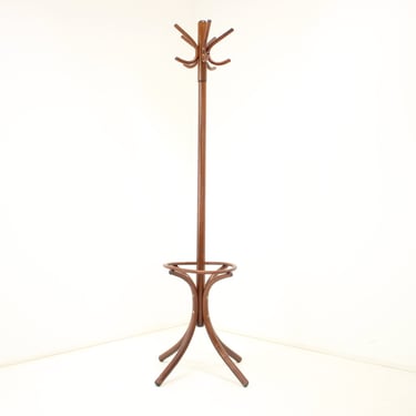 Floor Hanger Ton / Thonet 1980s, Czechoslovakia / Mid-century / Brown Colour / Vintage Hanger / 