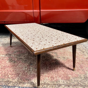 Midcentury Modern Mosaic Tile Coffee Table