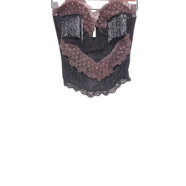 Beaded Lace Corset Top