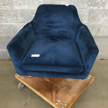 Blue Velvet Chair (Seattle)