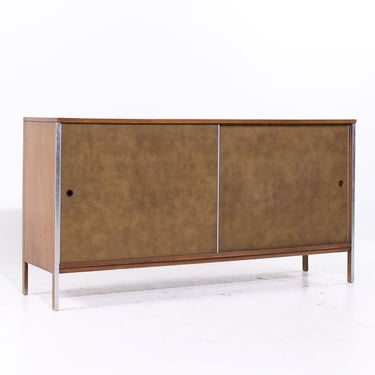 Paul McCobb for Calvin Linear Mid Century Walnut Credenza - mcm 