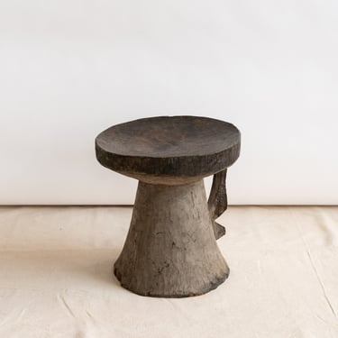 Carved Wood African Stool