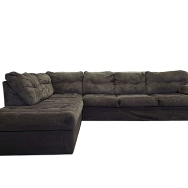 Brown L Sectional