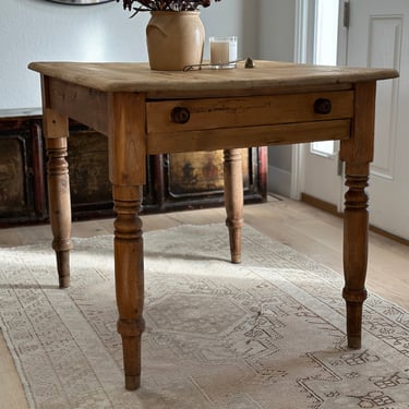 Antique English Pine Table 