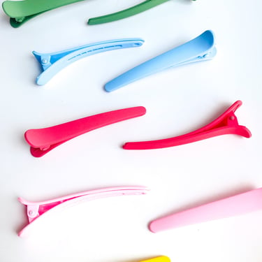 Colorful Matte Alligator Hair Clips