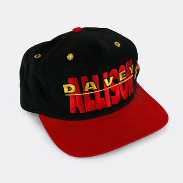 Vintage Nascar Davey Allison Snapback Hat