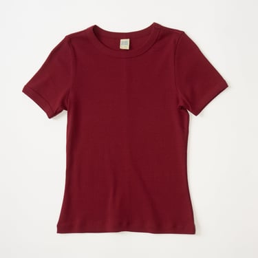 Car Tee in Cherry