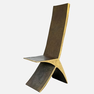 James Vilona Sculptural Bronze Chair