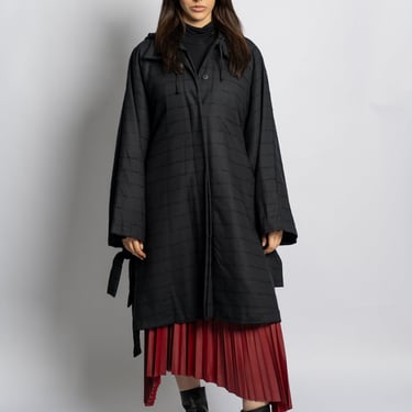 Oversized Padded Quilted Hooded Coat