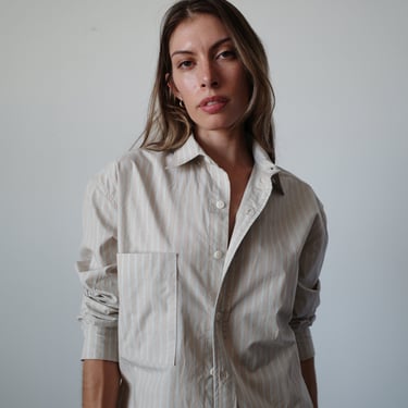 Leon Button Down - Tonal Stripe