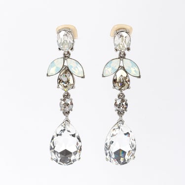 Teardrop Gem Drop Earrings