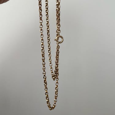 Victorian 9k gold Rolo chain