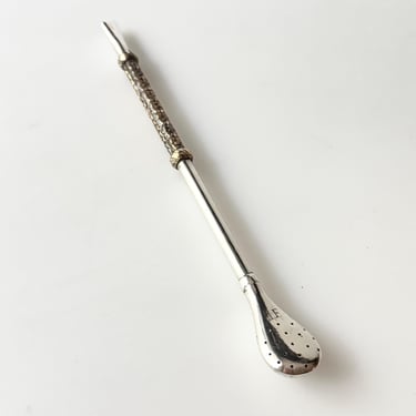 Vintage Bombilla Straw for Yerba Mate Tea 