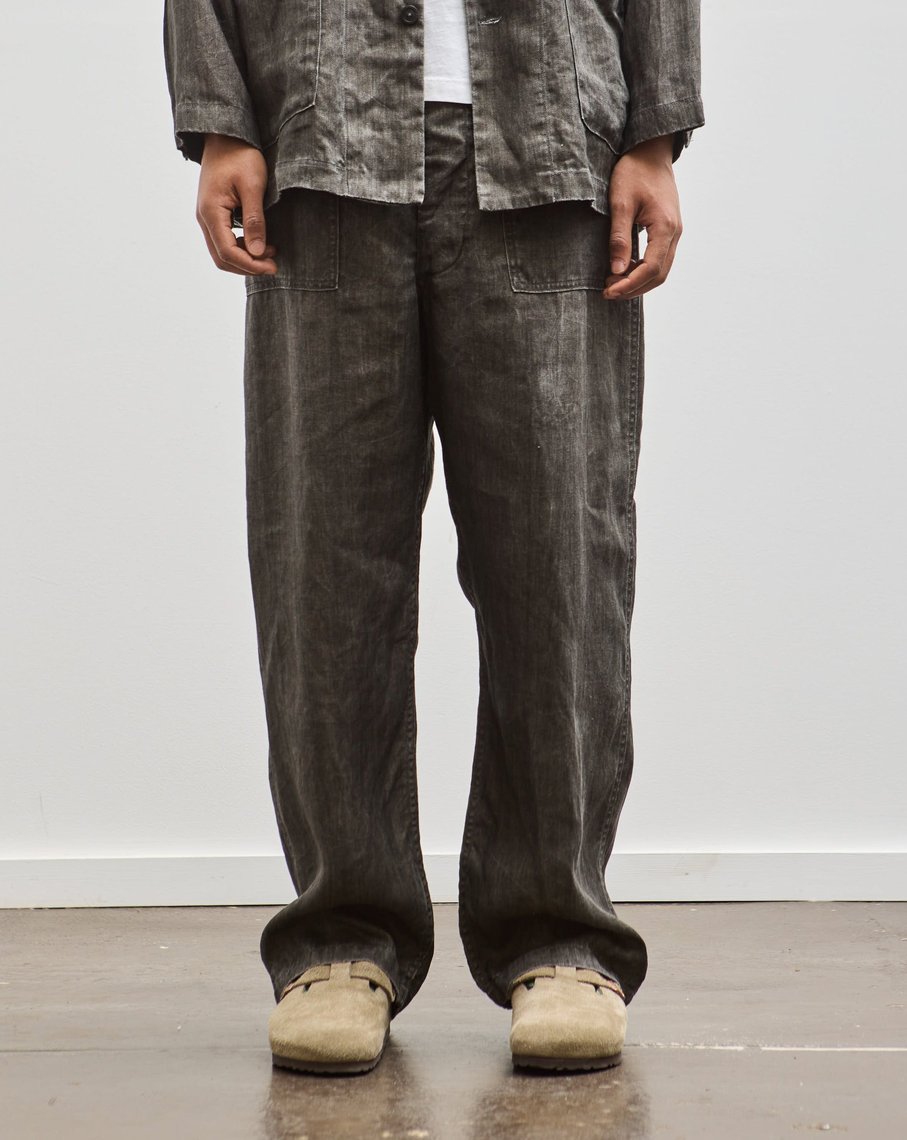 orSlow - Easy Cargo Pants - Charcoal Grey – Withered Fig