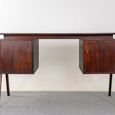 Danish Modern Rosewood Desk - (323-055) 