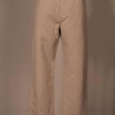 Hermes (by Margiela) cream denim pants 