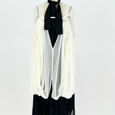 Louiza Babouryan Silk Chiffon Slip Dress Set*