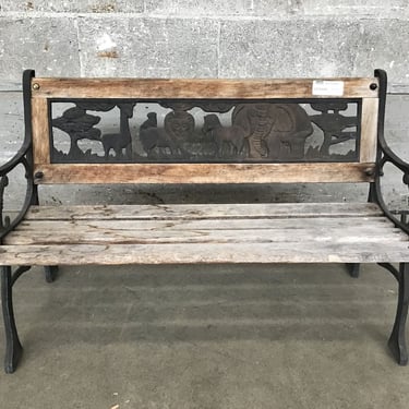 Child’s Animal Garden Bench (Seattle)