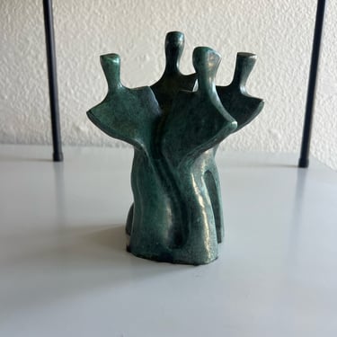 Verdigris Bronze Metal Sculpture