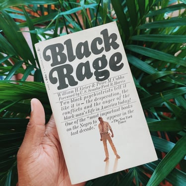 Vintage Softcover “Black Rage” by William Grier &amp; Price Cobbs (1969)
