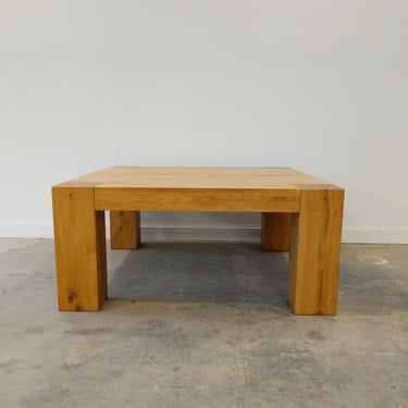 Contemporary European Cherry Wood Coffee Table 