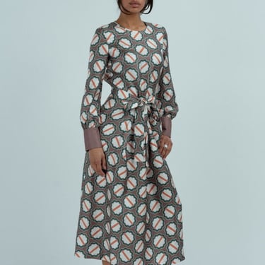 Odeeh Print Dress - Light Mauve