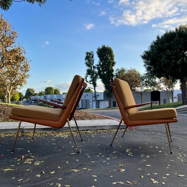 Peter Hvidt & Orla Moolgard Nielsen “Boomerang” lounge chairs