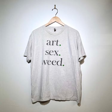 Y2K "Art. Sex. Weed." Tee