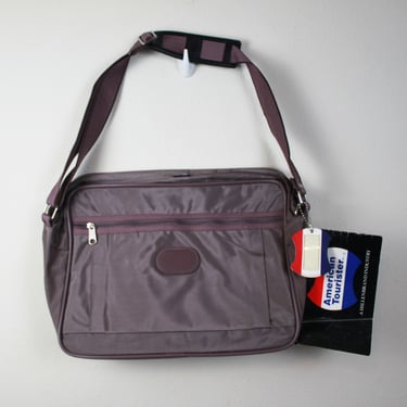 Vintage 1980s American Tourister Dusty Purple Overnight Bag 