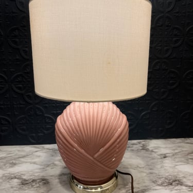 Small Pink Art Deco Lamp