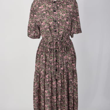 No. 6 Silk Impressionist Art Dress