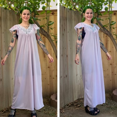 Vintage 1980’s Lavender Nightgown 