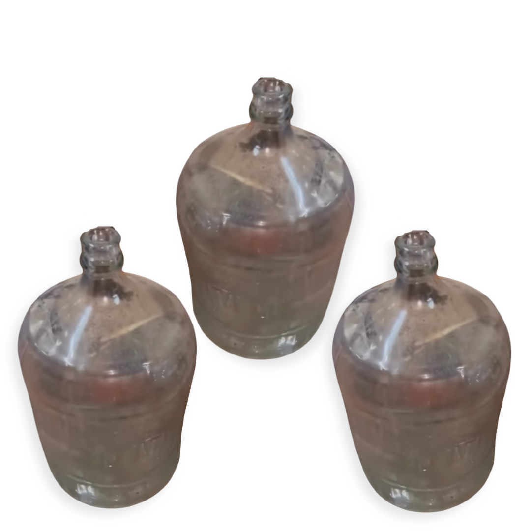 Vintage Industrial Glass 5 Gallon Water Jugs Reuse America Brooklyn, NY