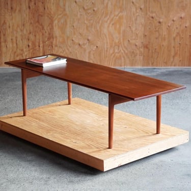 Hans J. Wegner AT15 Teak Coffee Table by Andreas Tuck 