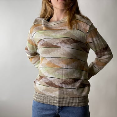 Vintage Missoni Brown Sweater, Medium 