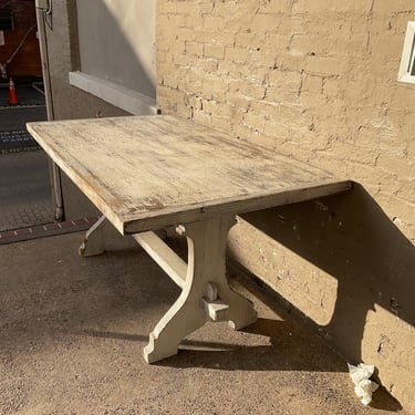 Painted Trestle Table